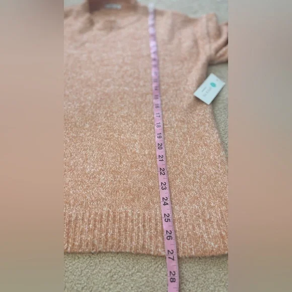 Pink Clover Coral Marled Crewneck Sweater | Size M - Picture 6 of 7